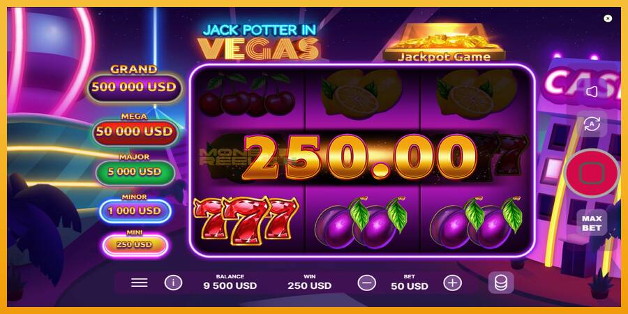 Jack Potter in Vegas automat za igre na sreću, slika 3