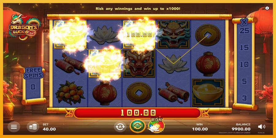 Dragons Lucky 25 automat za igre na sreću, slika 4