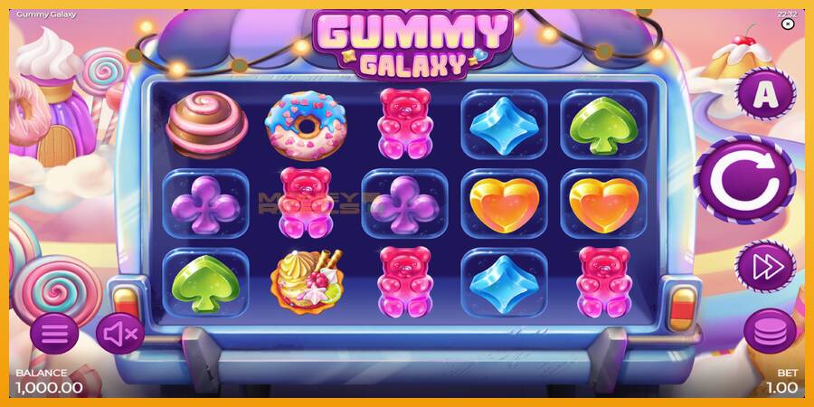 Gummy Galaxy automat za igre na sreću, slika 2