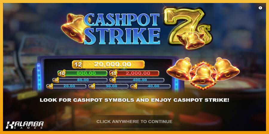 Cashpot Strike 7s automat za igre na sreću, slika 1