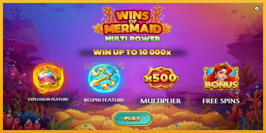 Wins of Mermaid Multi Power automat za igre na sreću, slika 1