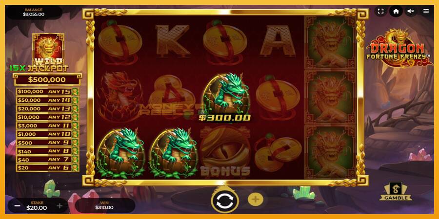 Dragon Fortune Frenzy automat za igre na sreću, slika 3