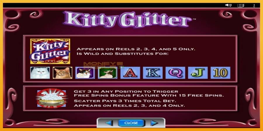 Kitty Glitter automat za igre na sreću, slika 5