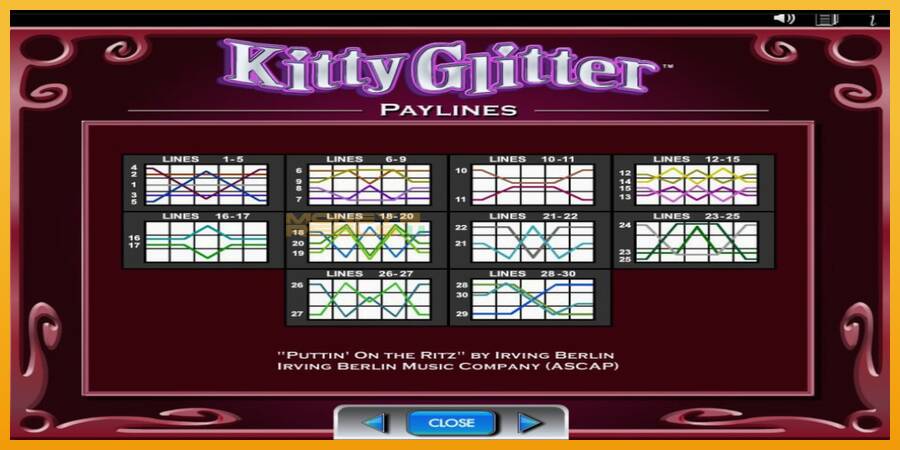 Kitty Glitter automat za igre na sreću, slika 7