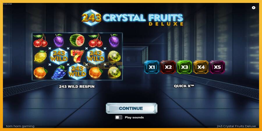 243 Crystal Fruits Deluxe automat za igre na sreću, slika 1