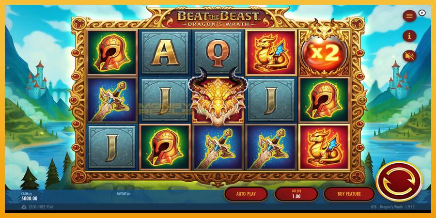 Beat the Beast Dragons Wrath automat za igre na sreću, slika 2