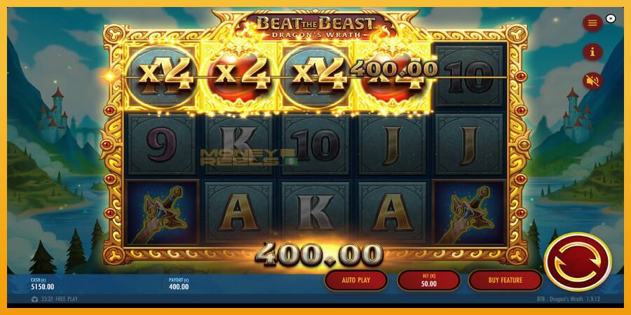 Beat the Beast Dragons Wrath automat za igre na sreću, slika 4