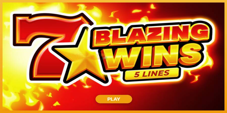 Blazing Wins automat za igre na sreću, slika 1