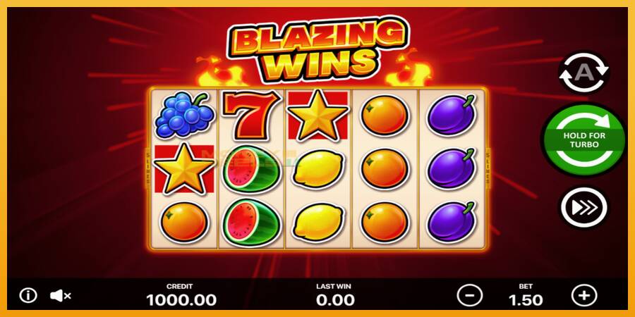 Blazing Wins automat za igre na sreću, slika 2