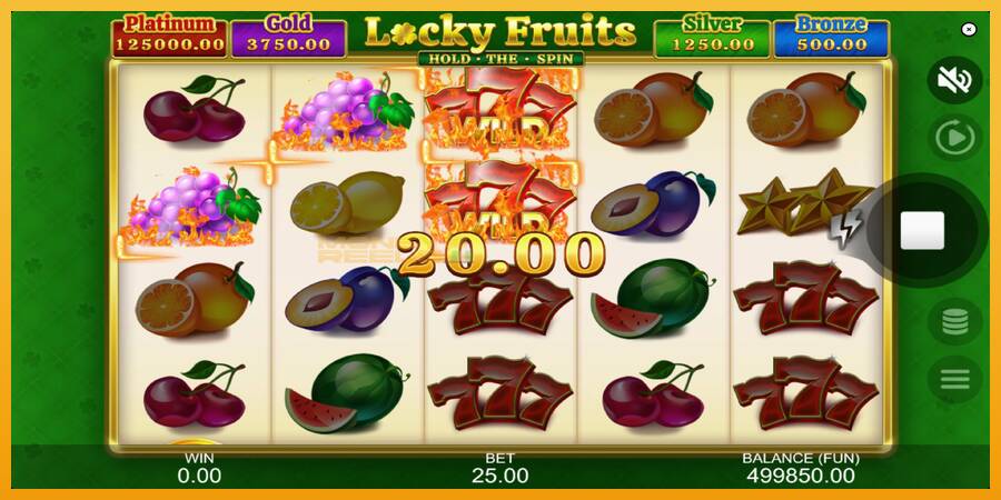 Locky Fruits: Hold the Spin automat za igre na sreću, slika 2