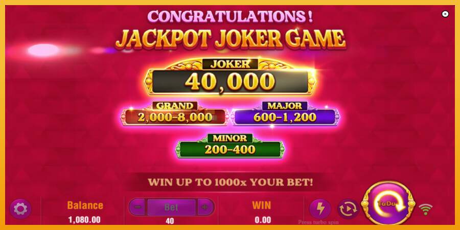 Jackpot Joker automat za igre na sreću, slika 4