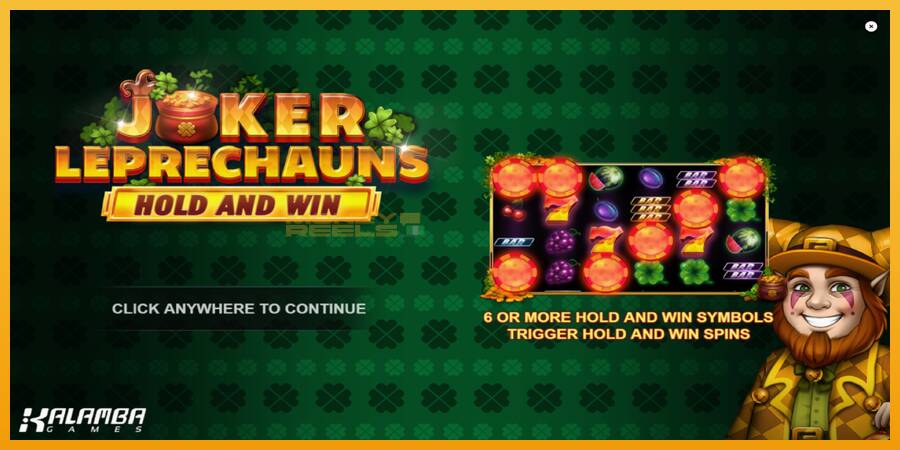 Joker Leprechauns Hold and Win automat za igre na sreću, slika 1