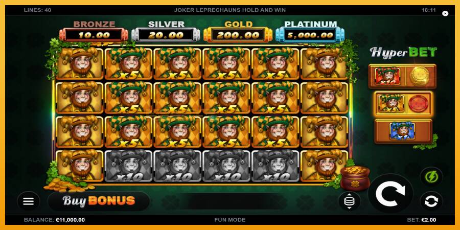 Joker Leprechauns Hold and Win automat za igre na sreću, slika 2