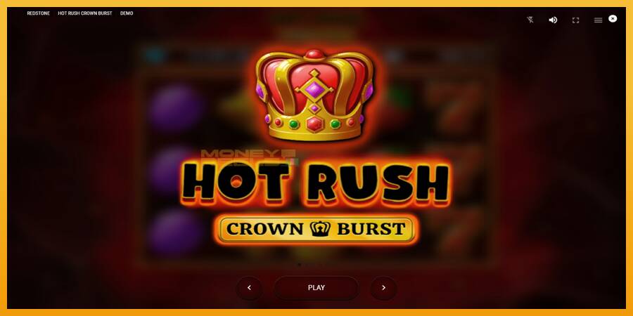 Hot Rush Crown Burst automat za igre na sreću, slika 1