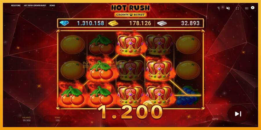 Hot Rush Crown Burst automat za igre na sreću, slika 3