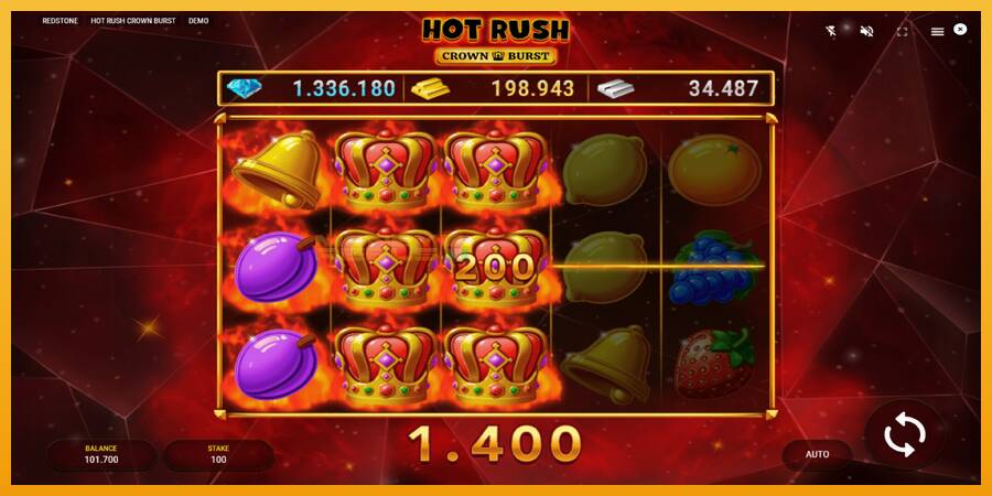 Hot Rush Crown Burst automat za igre na sreću, slika 4