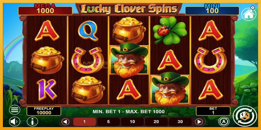 Lucky Clover Spins automat za igre na sreću, slika 2