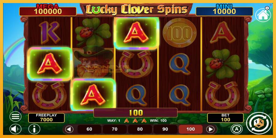 Lucky Clover Spins automat za igre na sreću, slika 3