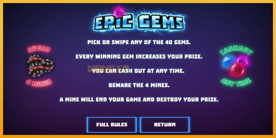 Epic Gems automat za igre na sreću, slika 3