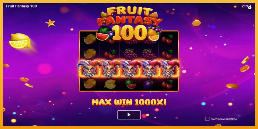 Fruit Fantasy 100 automat za igre na sreću, slika 1