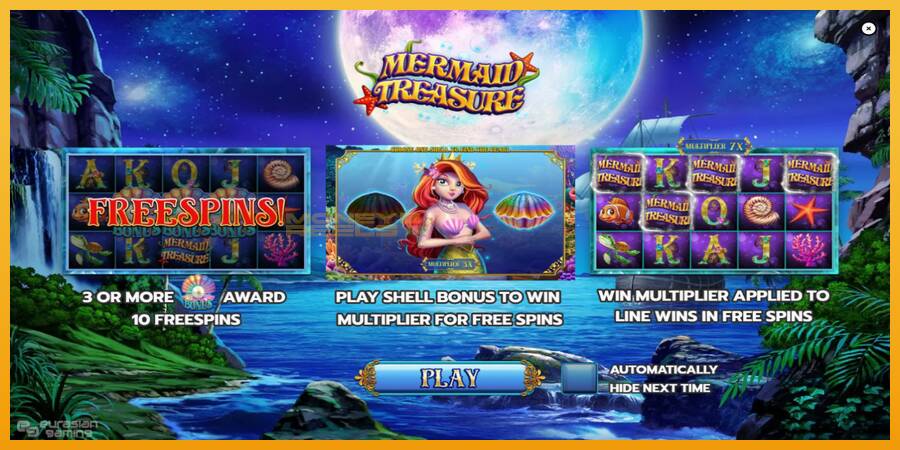 Mermaid Treasure automat za igre na sreću, slika 1