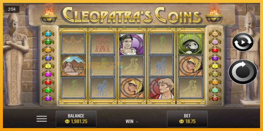 Cleopatra’s Coins automat za igre na sreću, slika 1