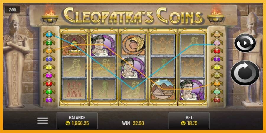 Cleopatra’s Coins automat za igre na sreću, slika 2