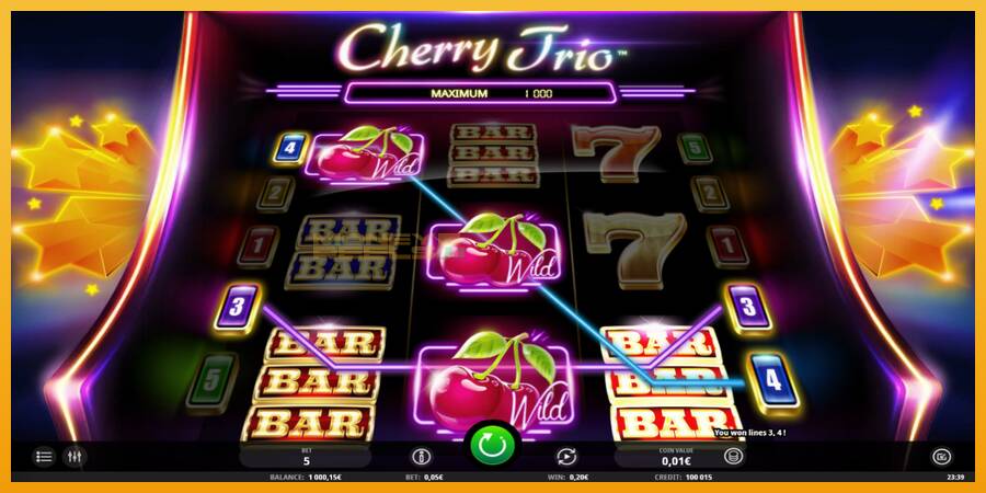 Cherry Trio automat za igre na sreću, slika 3