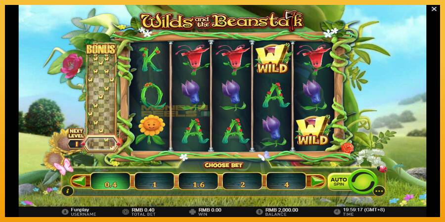 Wilds and the Beanstalk automat za igre na sreću, slika 2