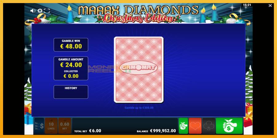 Maaax Diamonds Christmas Edition automat za igre na sreću, slika 4