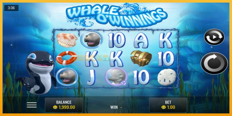 Whale O’Winnings automat za igre na sreću, slika 1