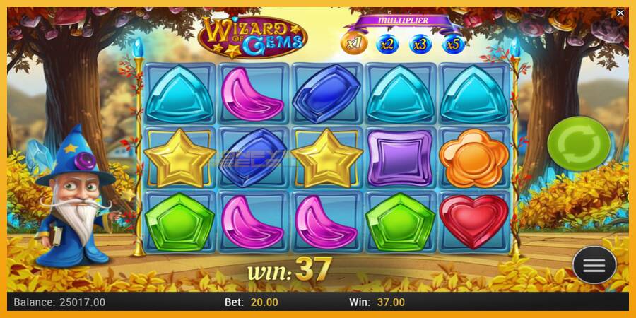 Wizard of Gems automat za igre na sreću, slika 3