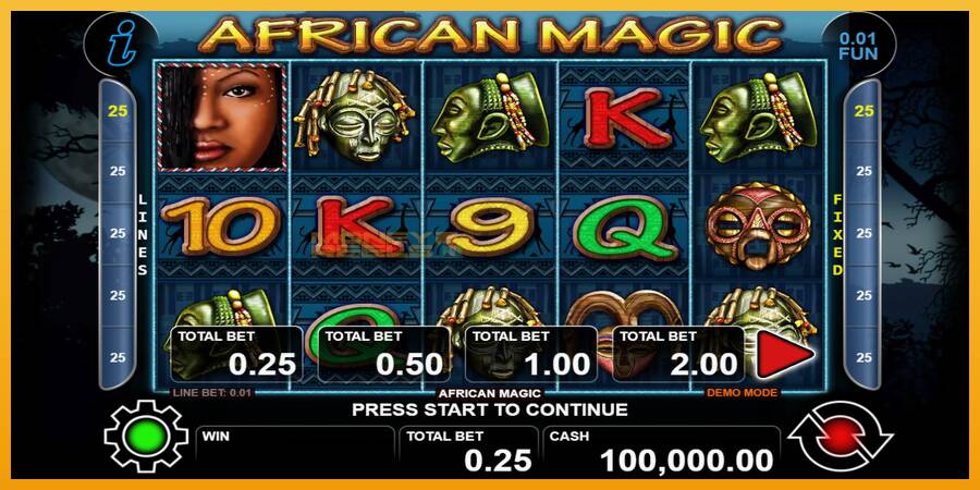 African Magic automat za igre na sreću, slika 1