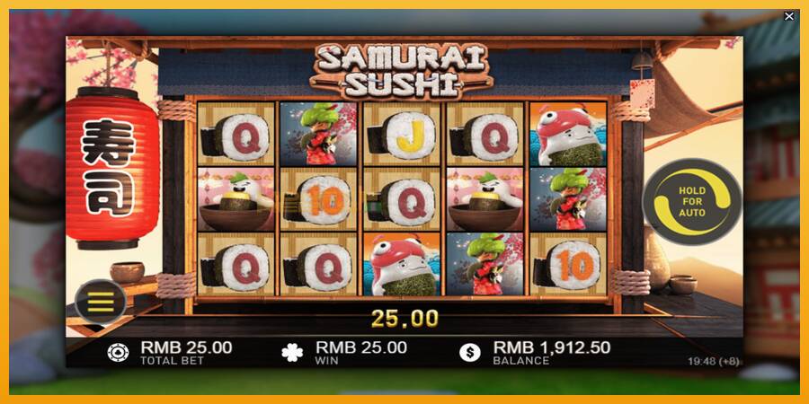 Samurai Sushi automat za igre na sreću, slika 4