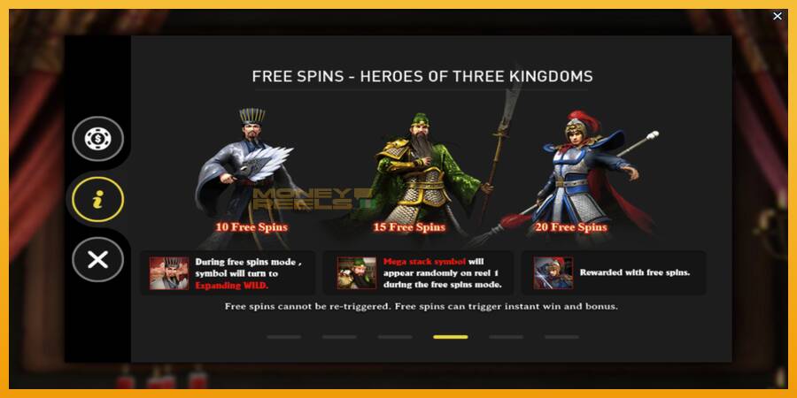 Three Kingdoms automat za igre na sreću, slika 7