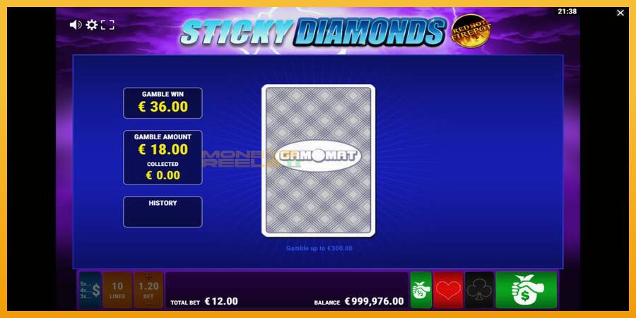 Sticky Diamonds Red Hot Firepot automat za igre na sreću, slika 3