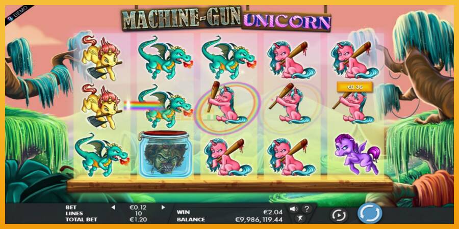 Machine Gun Unicorn automat za igre na sreću, slika 2