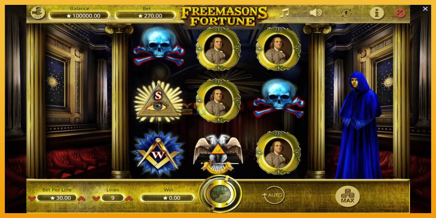 Freemasons Fortune automat za igre na sreću, slika 2