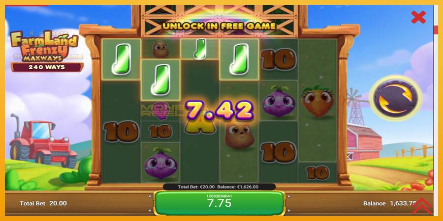 Farmland Frenzy Maxways automat za igre na sreću, slika 4