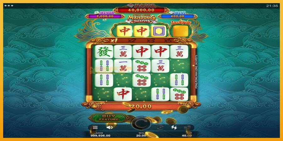 Pong Pong Mahjong Jackpots automat za igre na sreću, slika 3