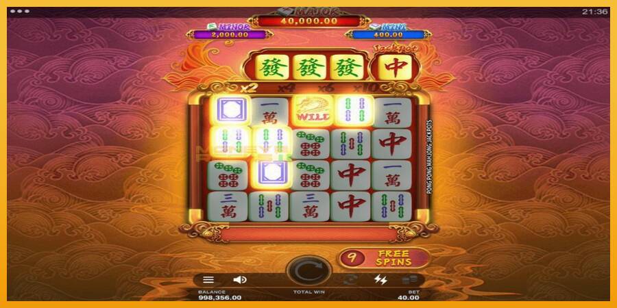 Pong Pong Mahjong Jackpots automat za igre na sreću, slika 5