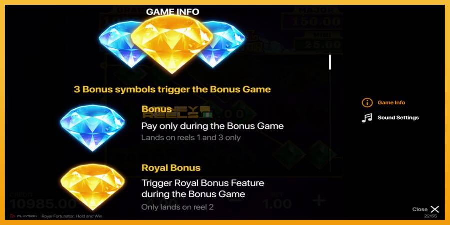 Royal Fortunator: Hold and Win automat za igre na sreću, slika 4