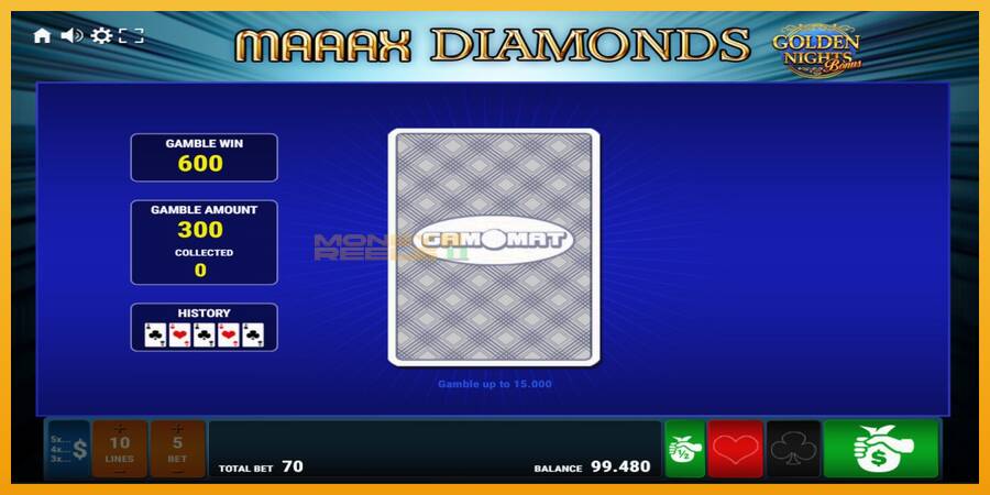 Maaax Diamonds Golden Nights automat za igre na sreću, slika 5