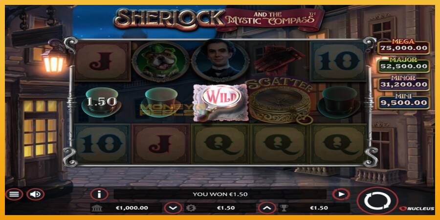 Sherlock and the Mystic Compass automat za igre na sreću, slika 3