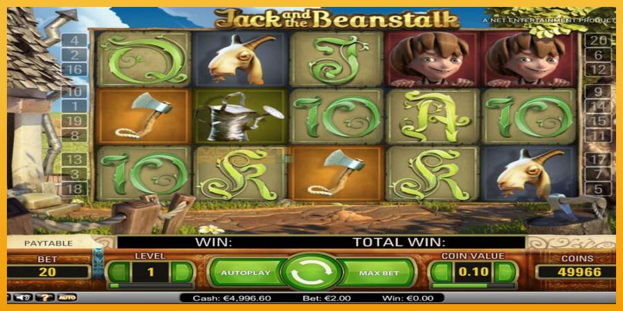 Jack’s Beanstalk automat za igre na sreću, slika 2