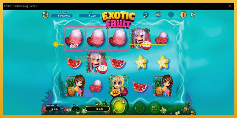 Exotic Fruit automat za igre na sreću, slika 4