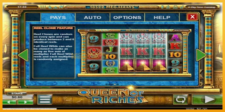 Queen of Riches automat za igre na sreću, slika 3