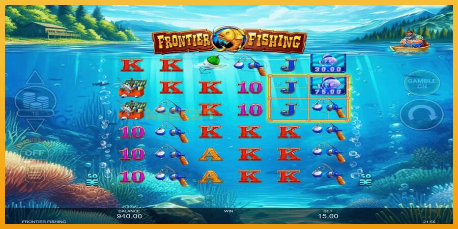 Frontier Fishing automat za igre na sreću, slika 4