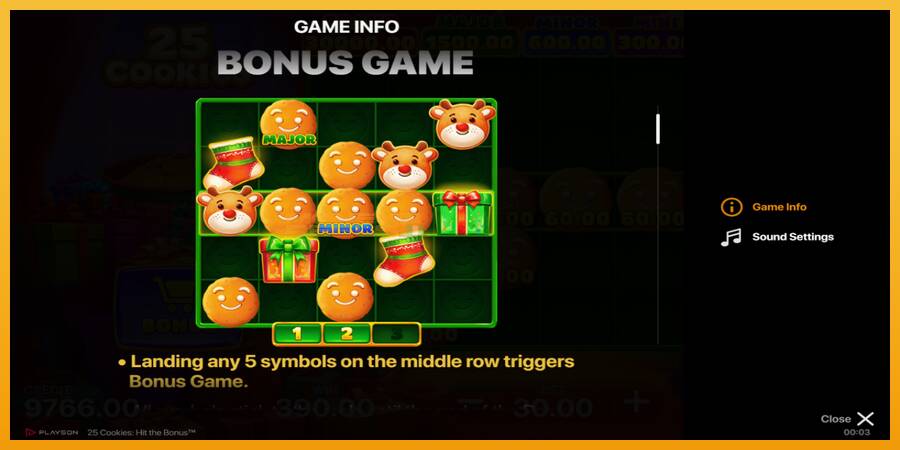 25 Cookies: Hit the Bonus automat za igre na sreću, slika 6