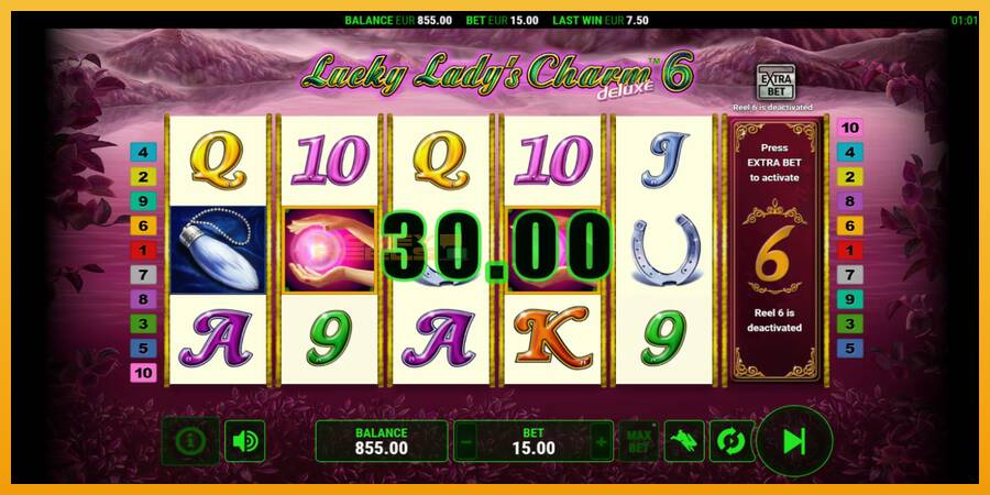 Lucky Ladys Charm Deluxe 6 automat za igre na sreću, slika 3